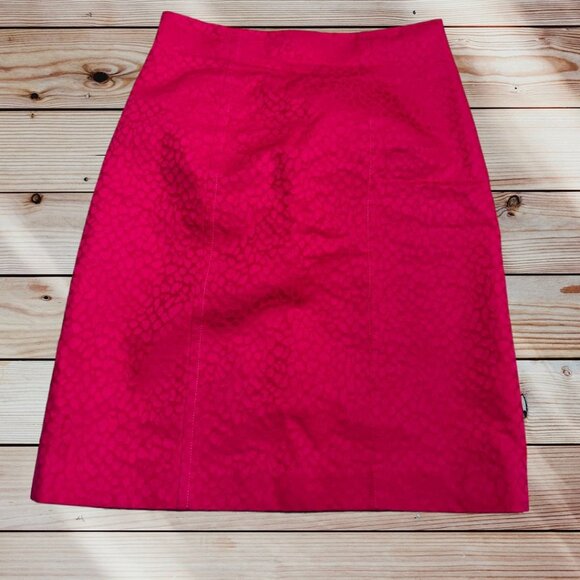 Muse for Boston Proper Pencil Skirt Pink Size 2 - Picture 1 of 7